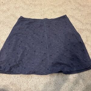 Toad&Co Blue A-line Mini Skirt for Casual Wear